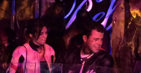 *EXCLUSIVE* Kendall Jenner gets close to DJ Pizza Boy at Bootsy Bellows