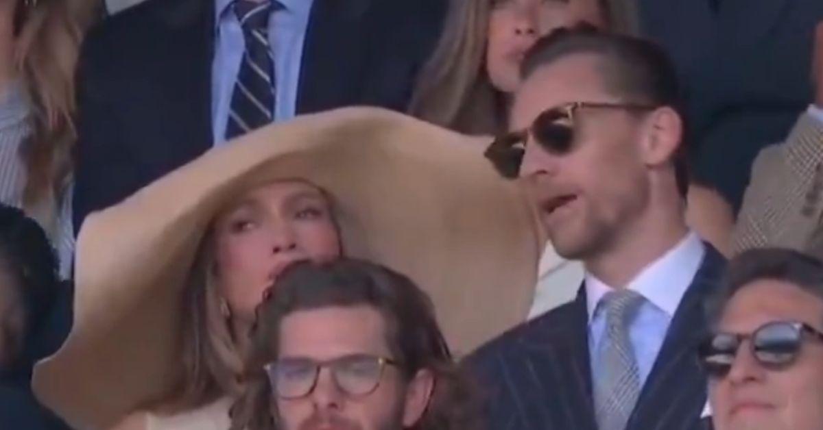 Image of Jennifer Lopez and Tom Hiddleston went viral after cameras caught them having an animated conversation during the Wimbledon men's singles final.