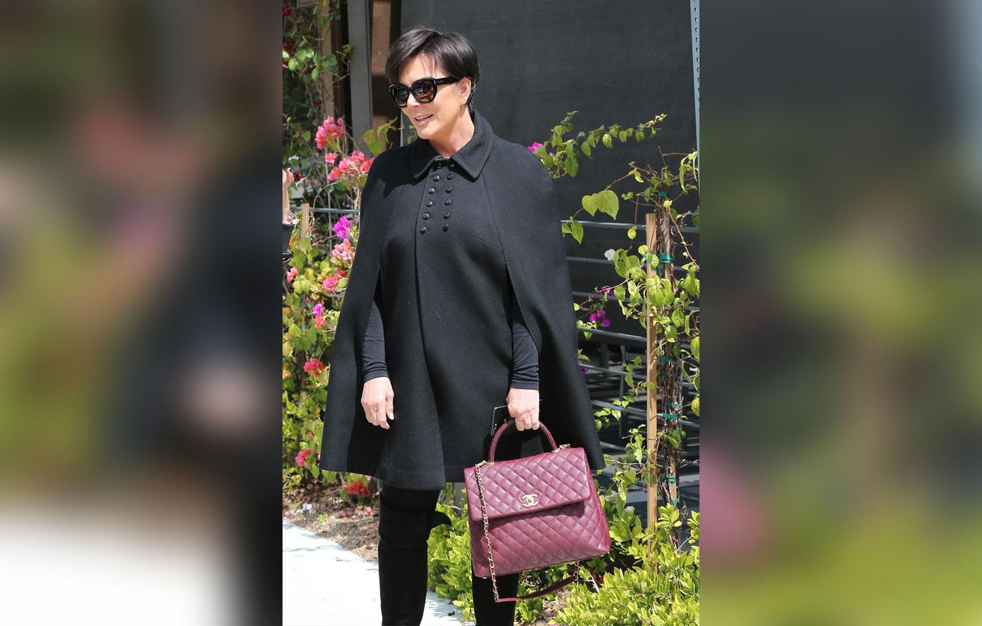 *EXCLUSIVE* Kris Jenner and Scott Disick are seen arriving to Lovis Restaurant for lunch