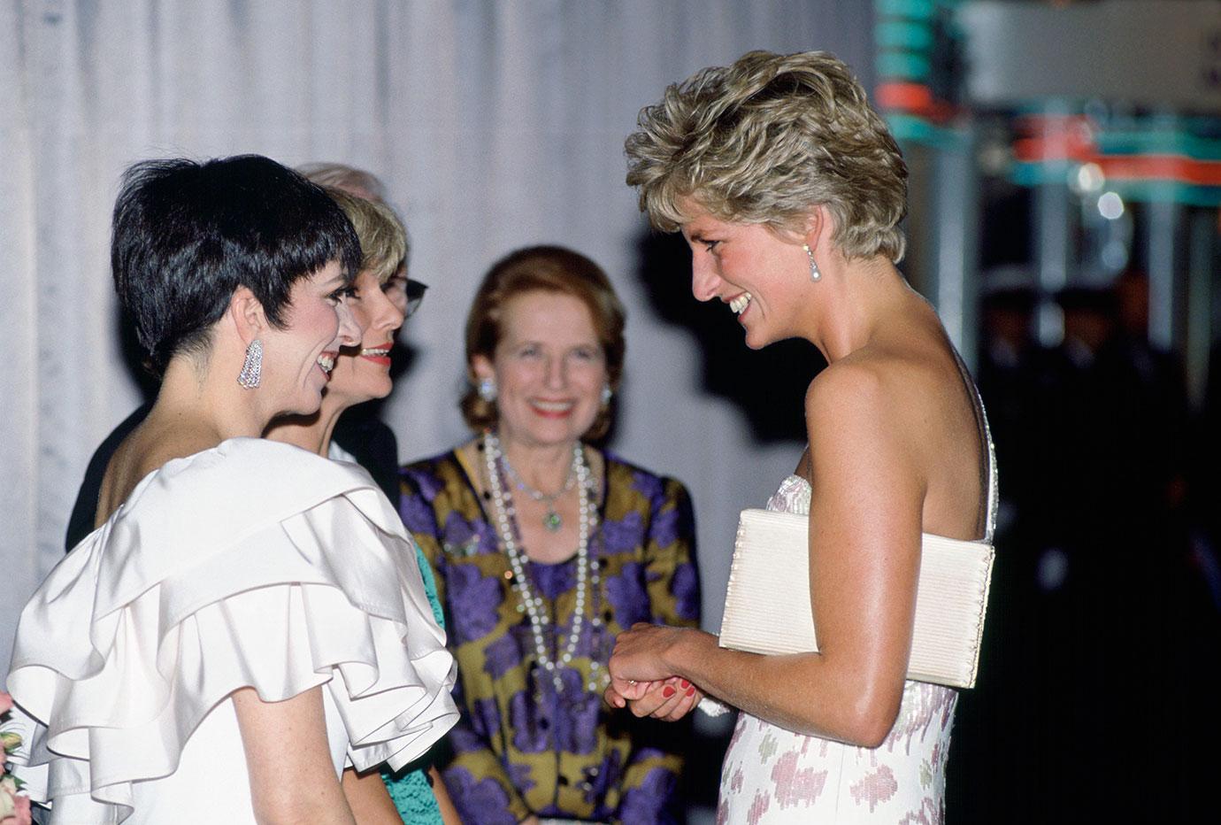 Diana And Liza Minnelli At Film Premiere