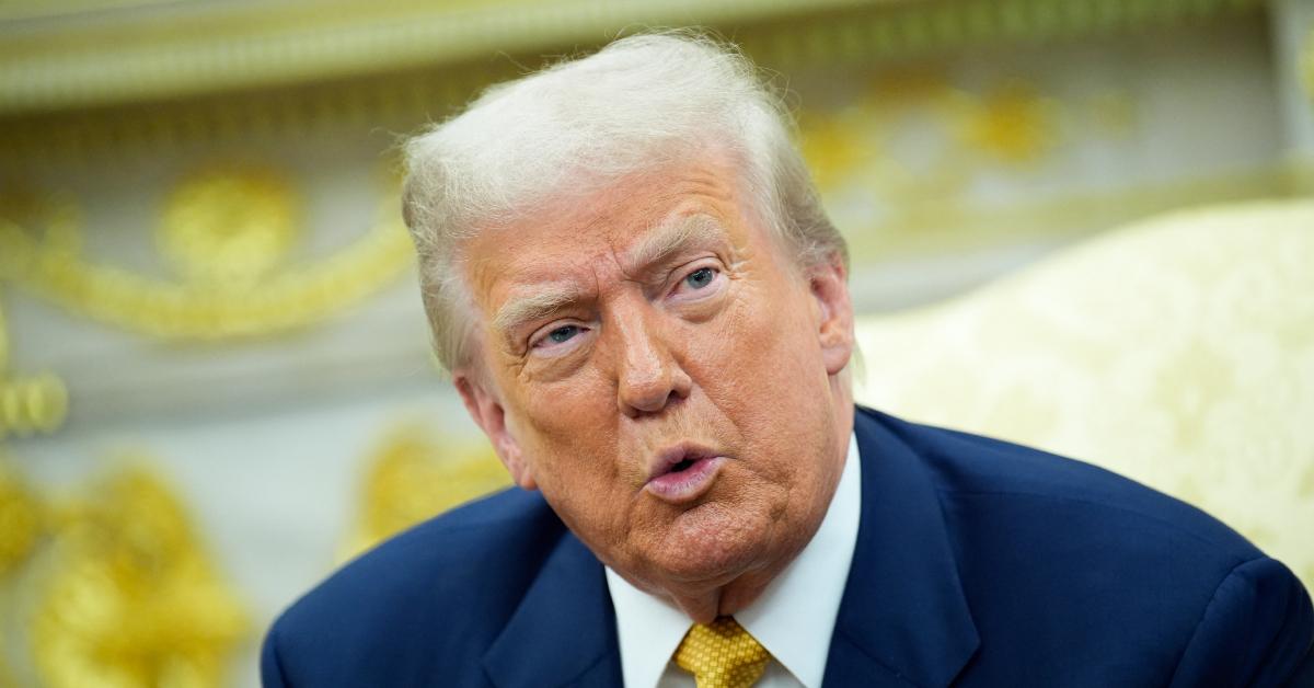 Image of the president has boasted about Stephen Colbert's late-night show cancellation via social media.