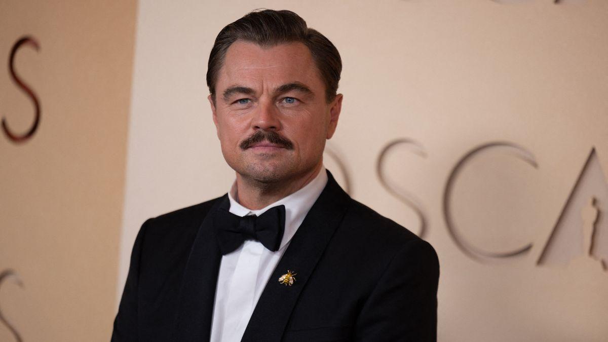 image of Leonardo DiCaprio's mustache drew attention.