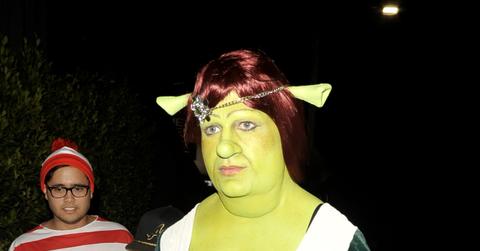 Colton Haynes at the Matthew Morrison Holloween Party