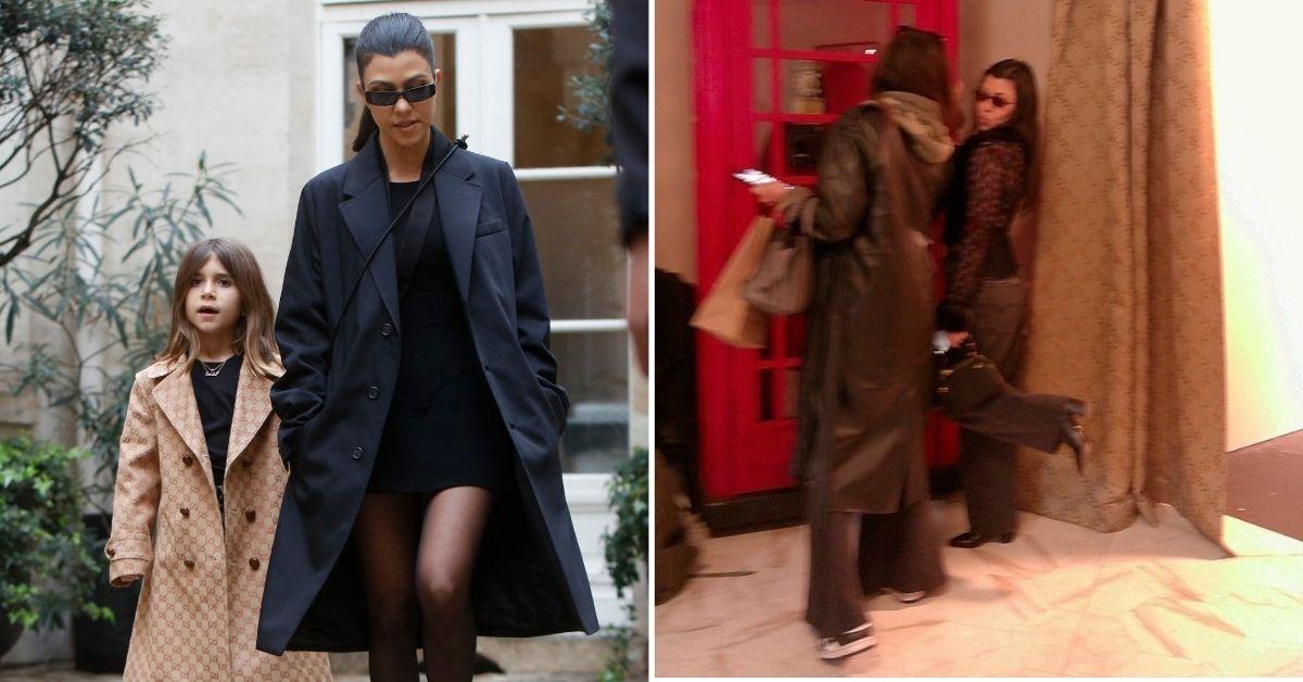 image of Kourtney Kardashian and Penelope Disick went on an outing to the 'Gilmore Girls' set.