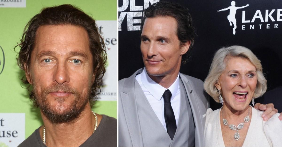 Matthew McConaughey Estranged From Mom For 8 Years, Acted Like A 'Fan'