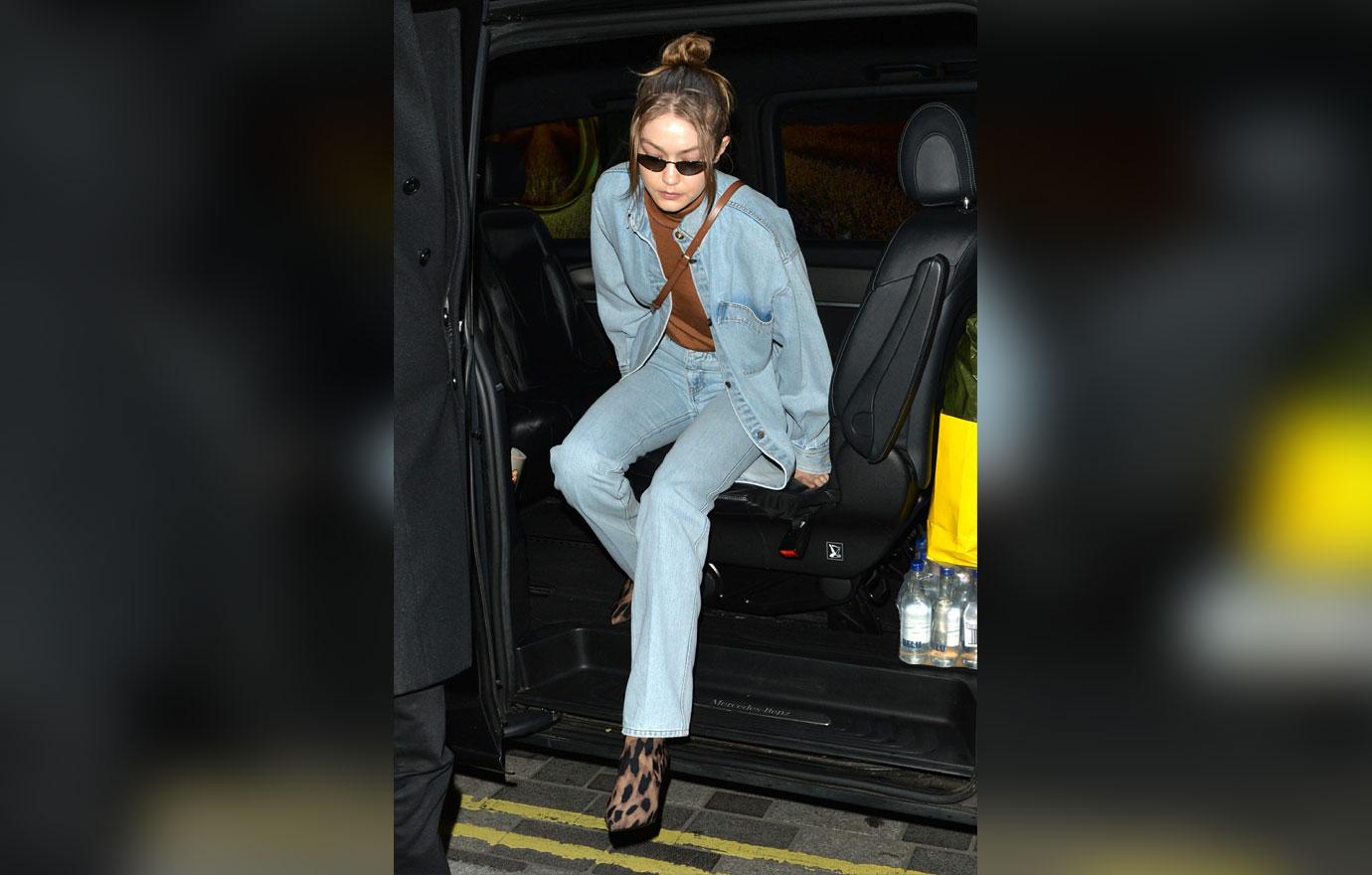 Gigi Hadid Sports A Wild Hairstyle During London Fashion Week