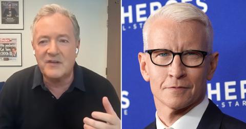 split of Piers Morgan and Anderson Cooper.