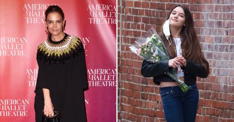 Composite photo of Katie Holmes and her daughter, Suri Cruise