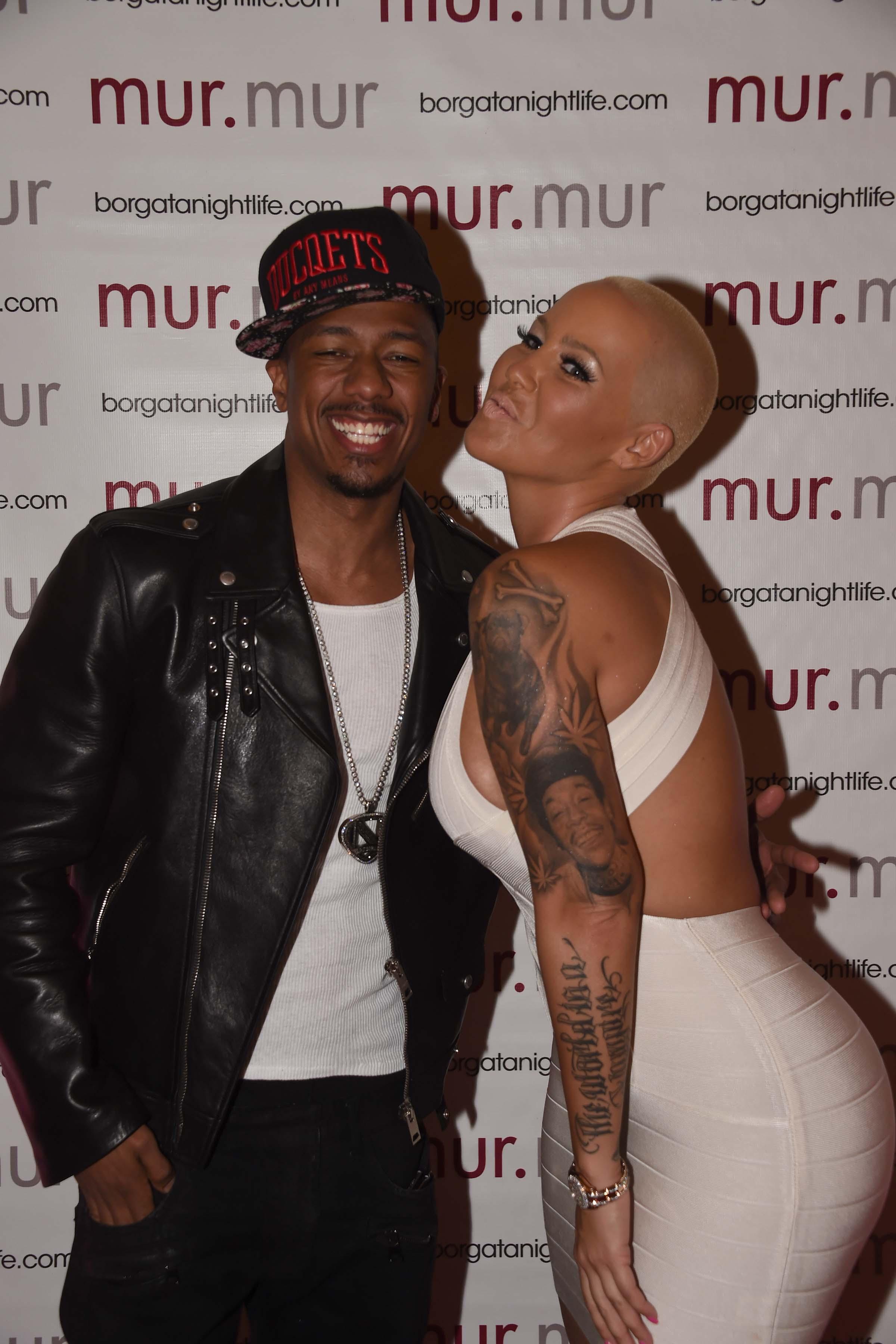 Amber rose nick cannon kathy griffith atlantic city03