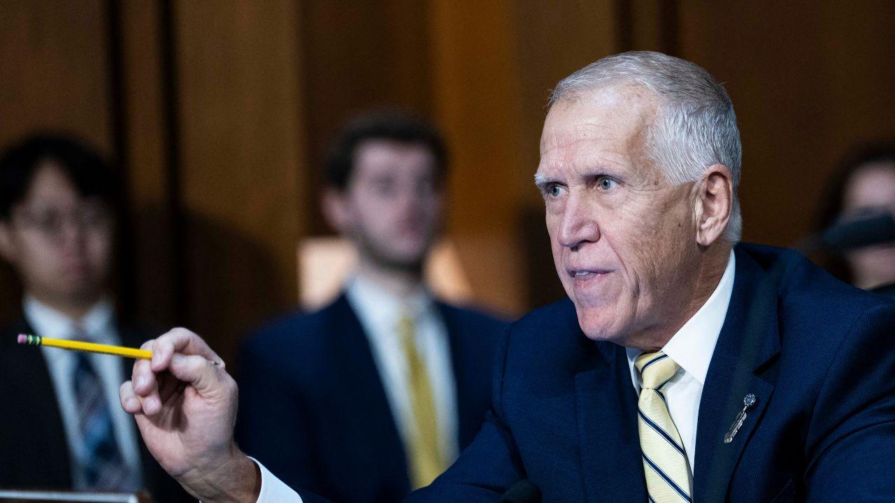 Photo of Tillis said Trump was too easily baited. 