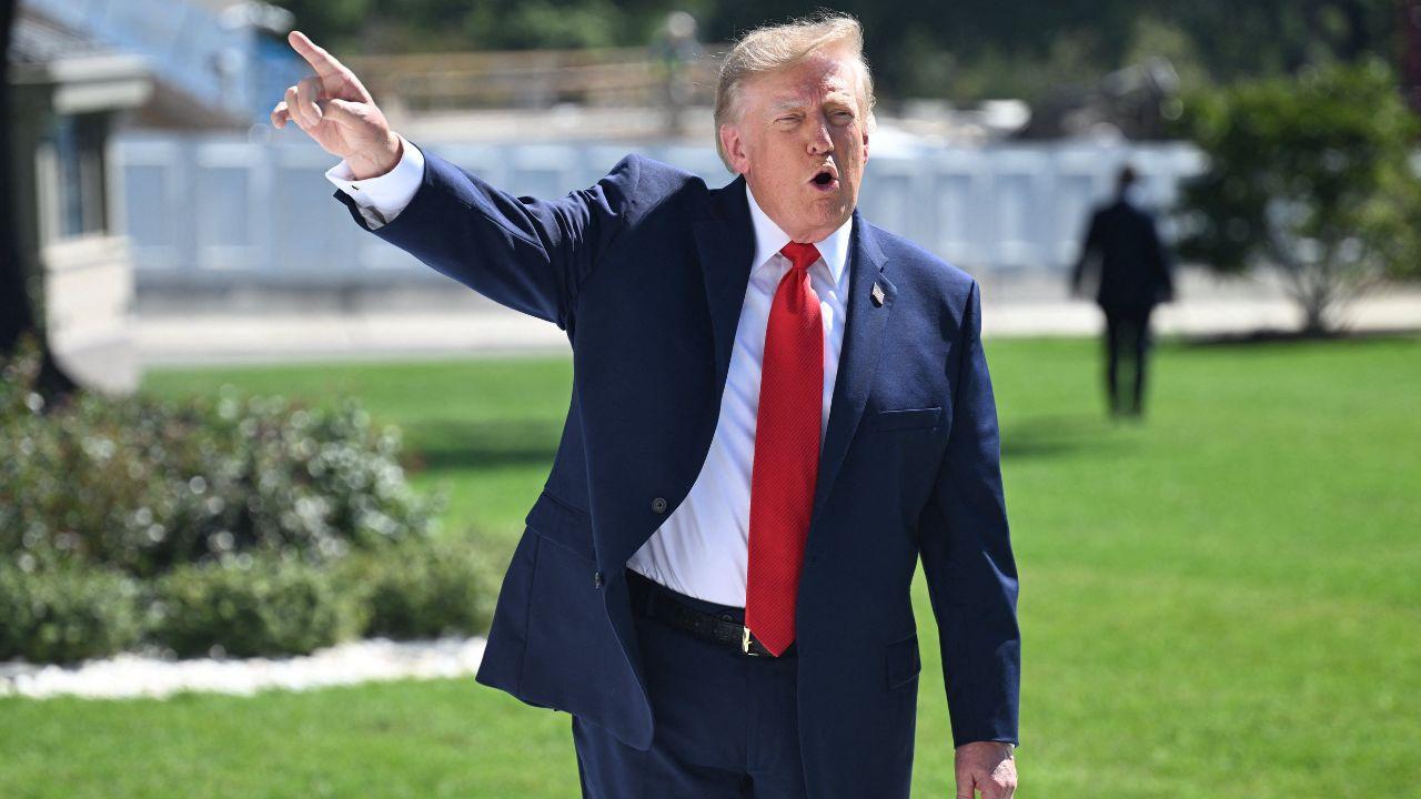 Photo of Trump said he anticipated working with a Democratic majority.
