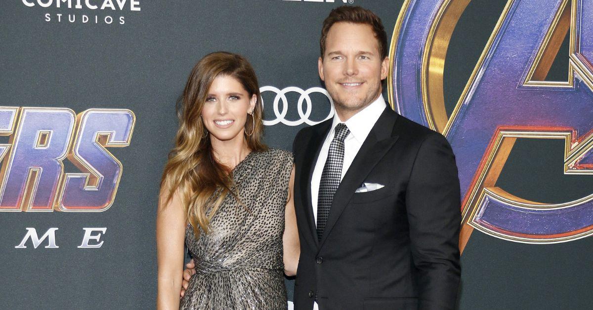 Image of Katherine Schwarzenegger and Chris Pratt met at church.