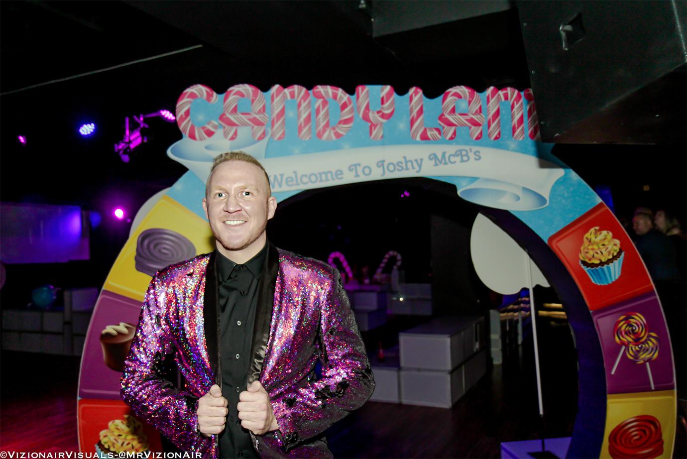 Josh McBride Hosted Candyland-themed Birthday