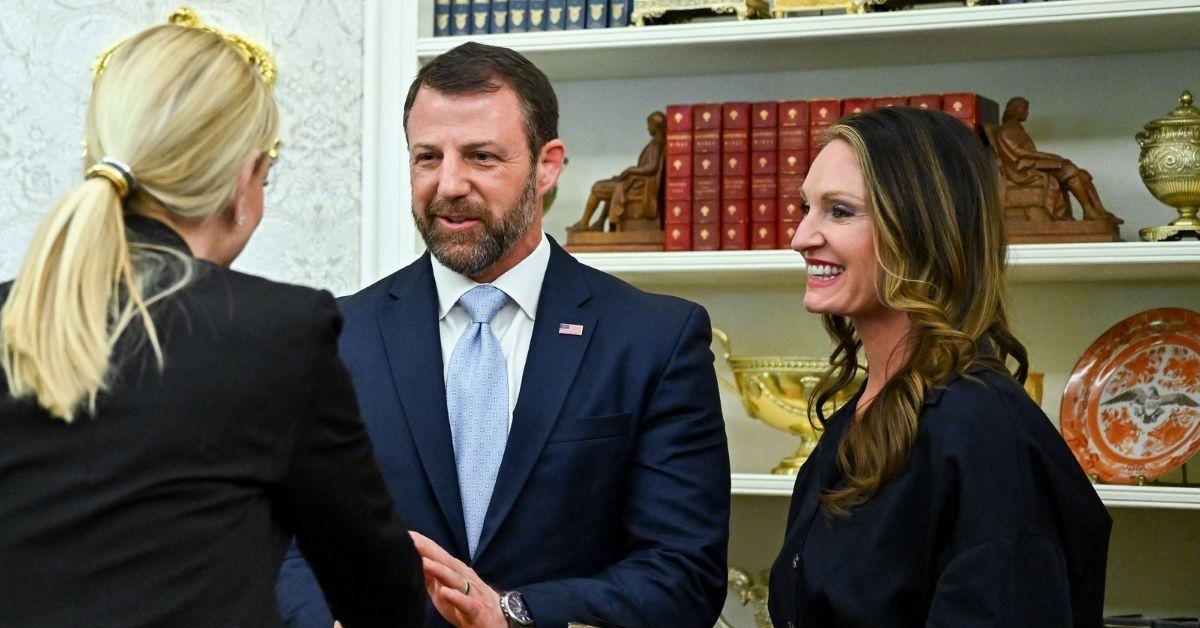 image of Donald Trump also spoke to Markwayne Mullin’s son during the ceremony.