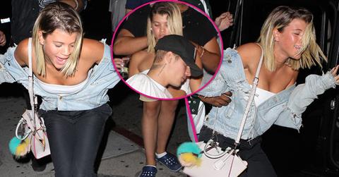 sofia richie birthday party justin bieber