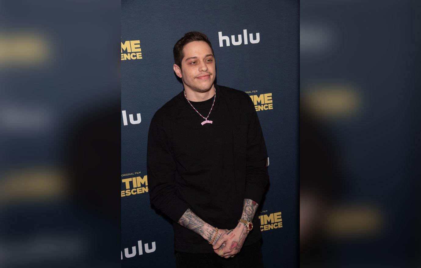 downcast pete davidson spotted out for the first time since kanye wests brutal attack