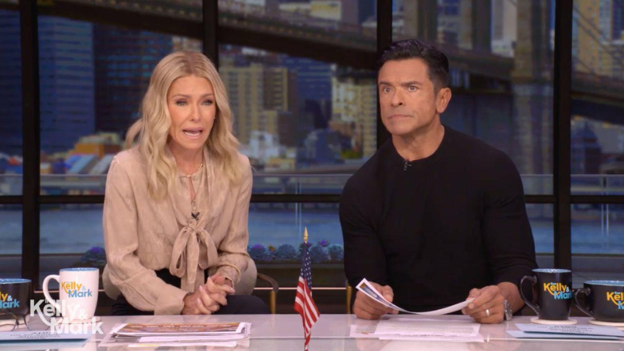 Image of Kelly Ripa clarified what time trick-or-treaters are allowed at her house.