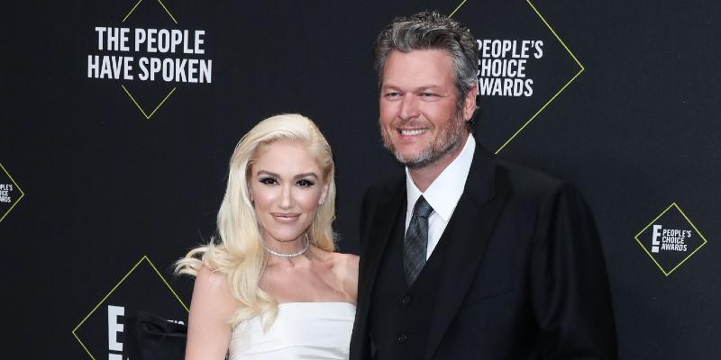 Gwen Stefani and Blake Shelton at E! People's Choice Awards