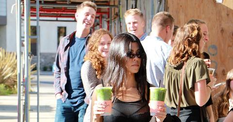 Kourtney kardashian photobombed farmers market main