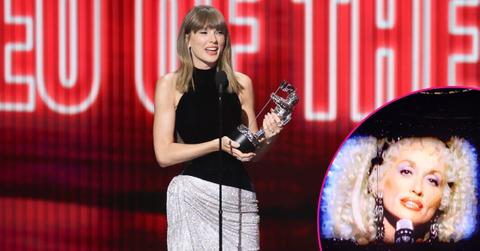 Split of Taylor Swift, Dolly Parton.