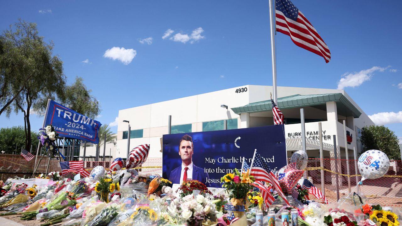 Photo of Charlie was killed in September 2025.