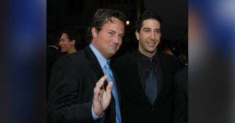 Photo of Matthew Perry with Davids Schwimmer