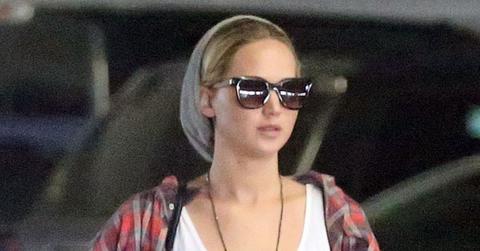 INF – Jennifer Lawrence in a beanie and plaid