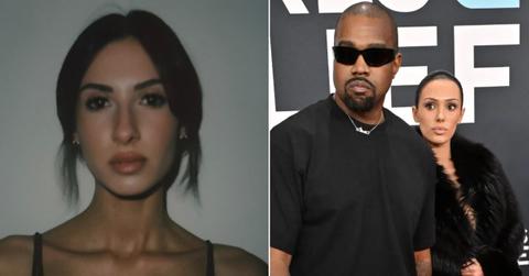 Photo of Angelina Censori; picture of Kanye West and Bianca Censori.