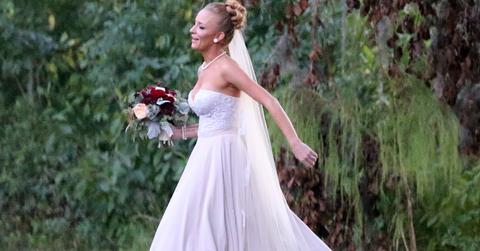 Maci From Teen Mom in a Wedding Dress