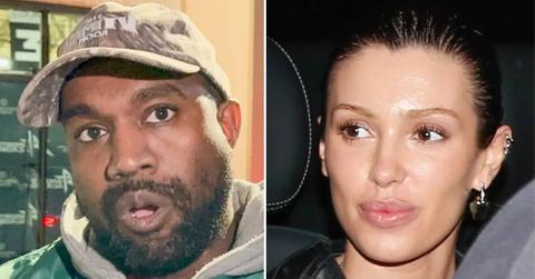 Photo of Kanye West; picture of Bianca Censori.