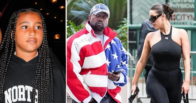 kanye bianca north pp