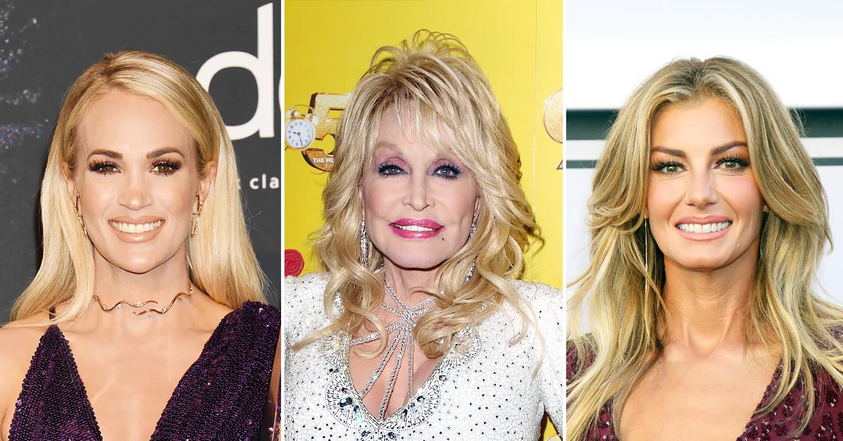 country queens carrie underwood dolly parton and faith hill navigated a challenging year ok