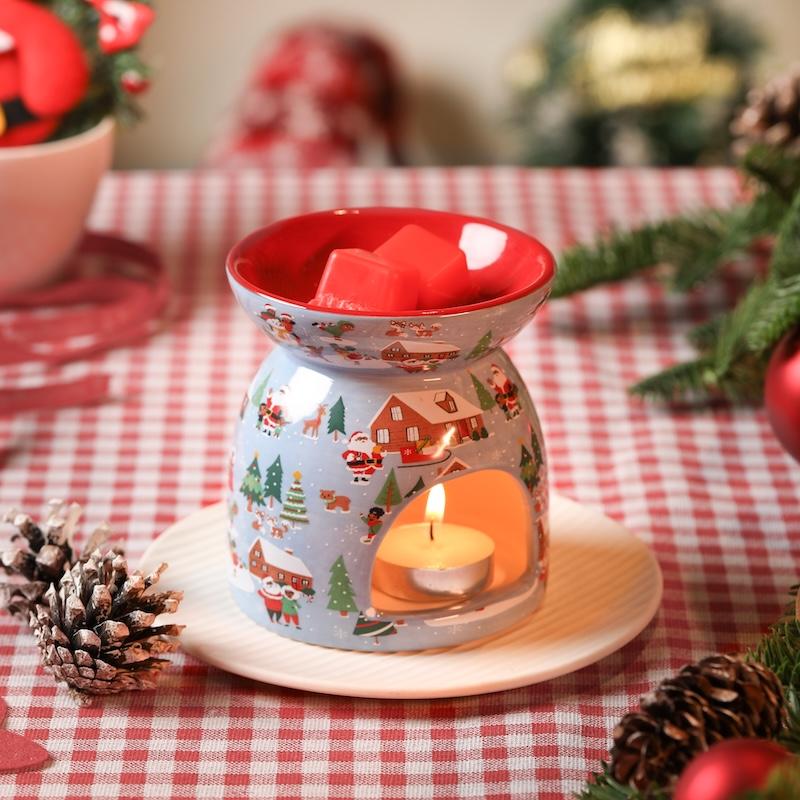 ceramic warmer winter wonderland