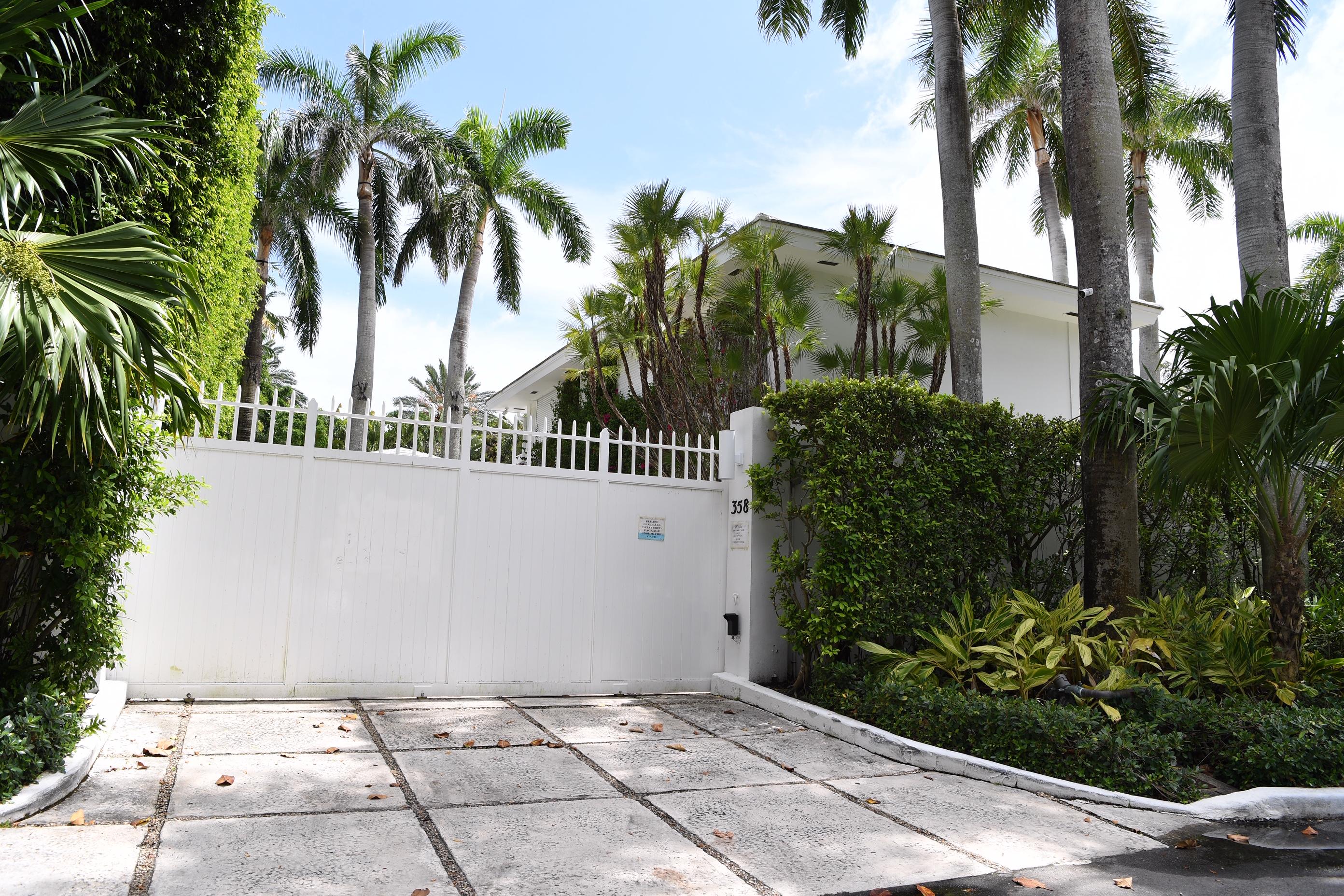 Epstein's Palm Beach, Fla. estate. 