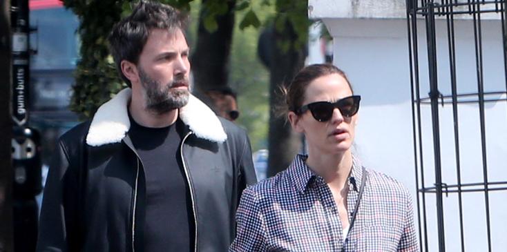 EXCLUSIVE: Ben Affleck and Jennifer Garner seen out and about in London