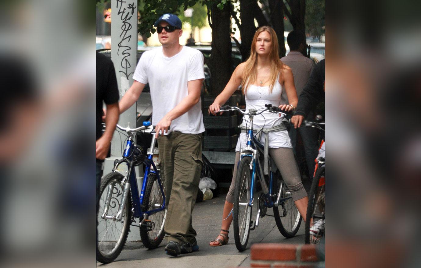 EXC LEONARDO DICAPRIO AND BAR REFAELI BIKING IT