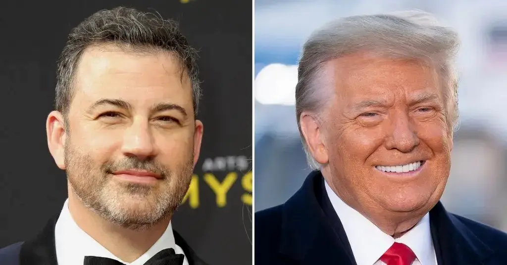 oscars jimmy kimmel mocks donald trump complaining month old joke