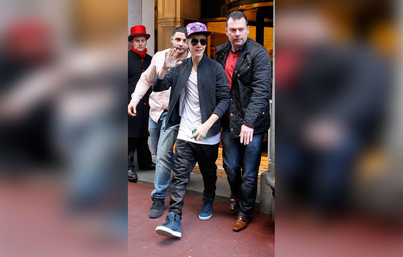 Justin Bieber and Family Sighting in Madrid &#8211; March 14, 2013