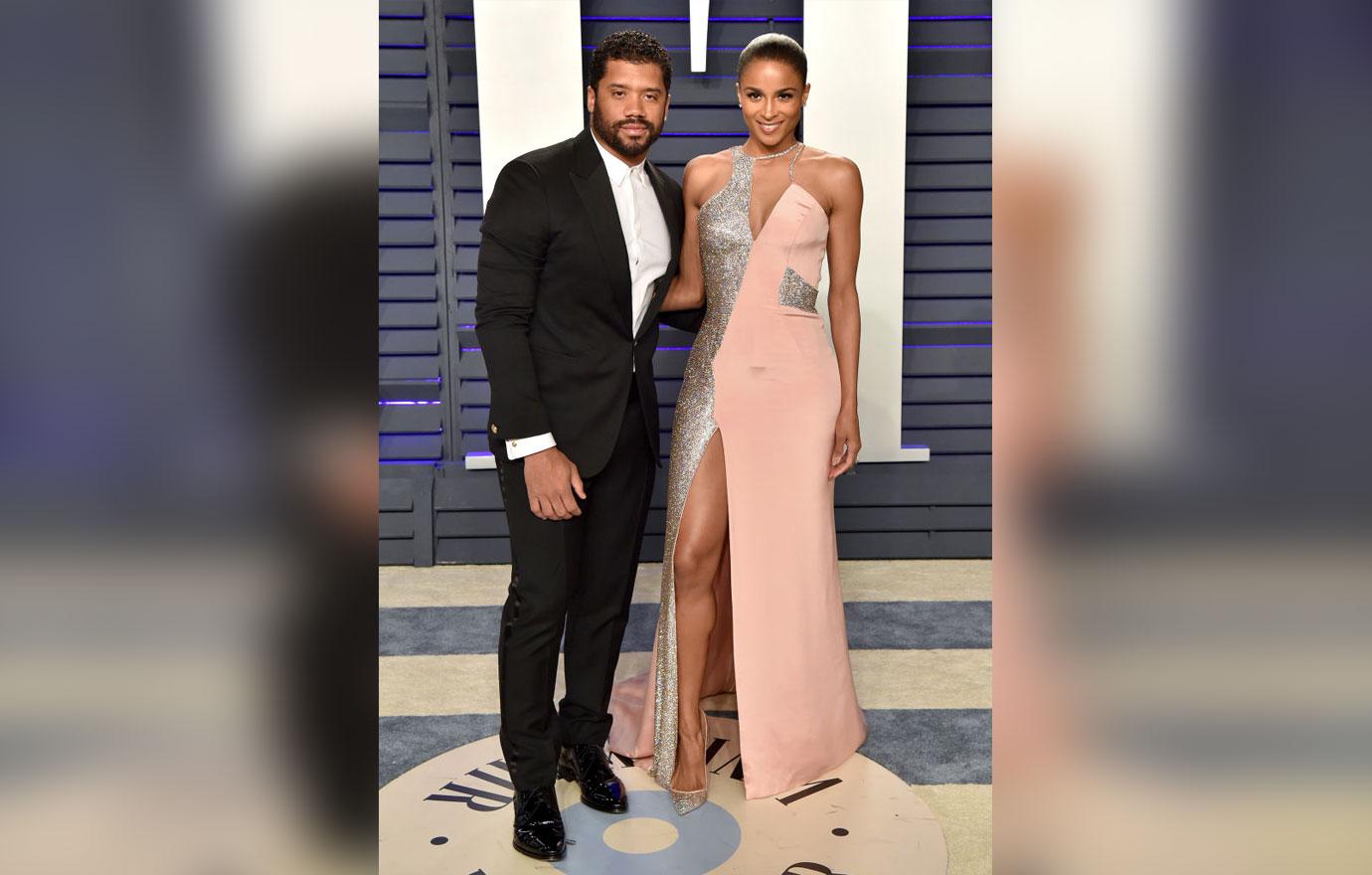 Ciara And Russell Wilson Pose At Event Spanking Instagram