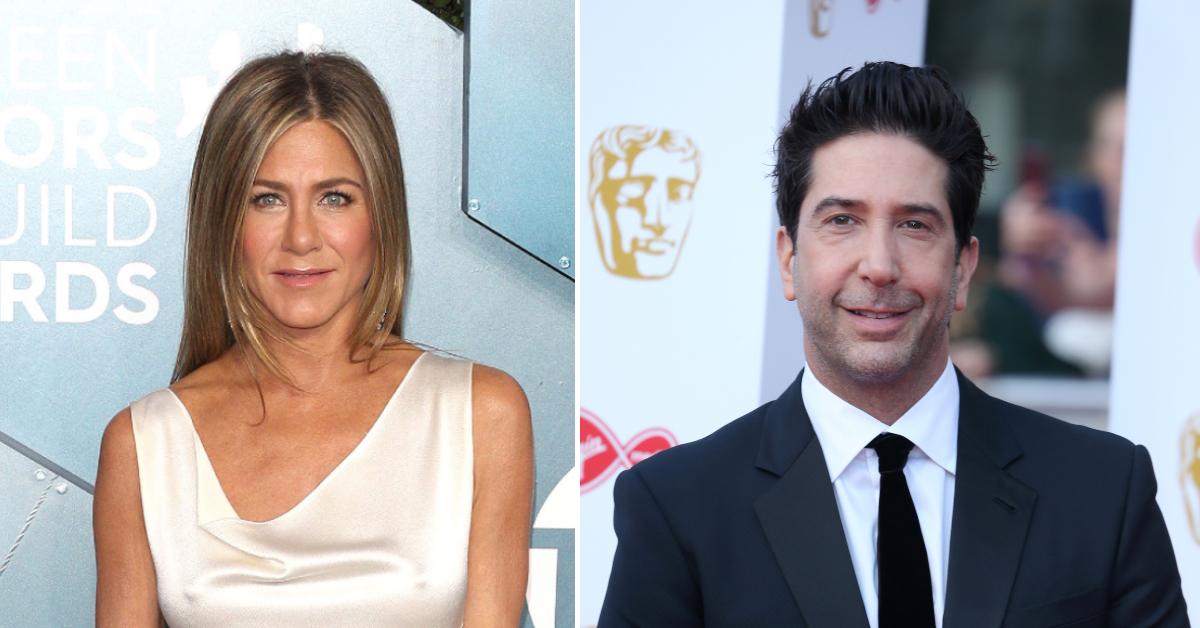 jennifer aniston addresses david schwimmer dating rumors months after friends reunion