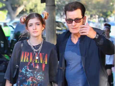 denise richards wasnt allowed charlie sheen house kids gate