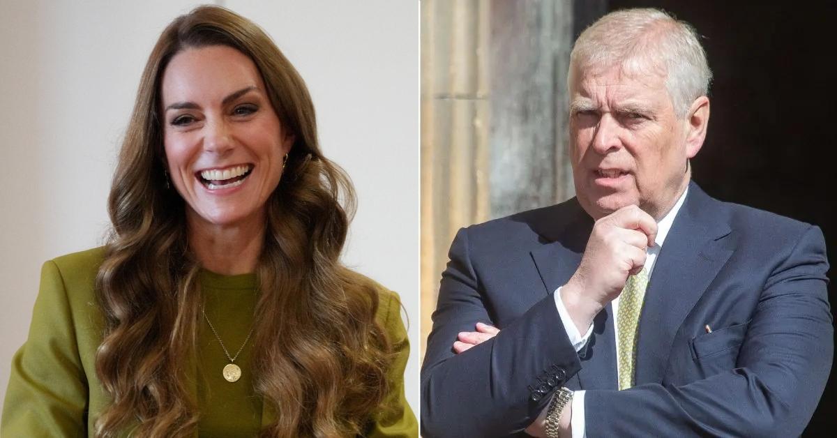 Photo of Kate Middleton and Andrew Mountbatten Windsor