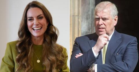 Photo of Kate Middleton and Andrew Mountbatten Windsor