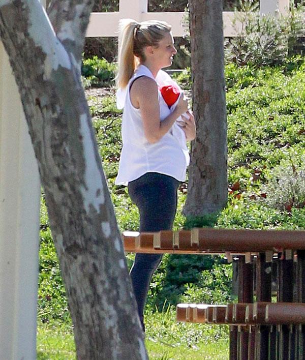 Heather Morris Cuddles Son Owen Bartlett