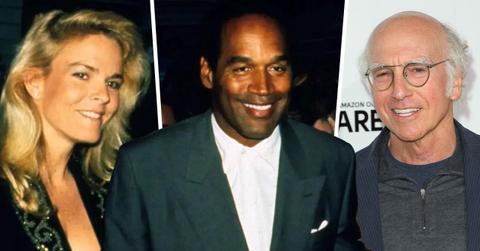 Photo of Nicole Brown Simpson, O.J. Simpson and Larry David