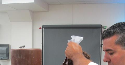 Cake Boss Buddy Decorating Cake