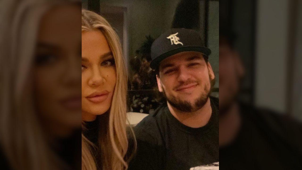 Image of Khloé Kardashian directly squashed wild conspiracy theories about her brother.