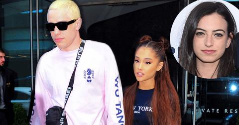 Ariana grande pete davidson father necklace cazzie