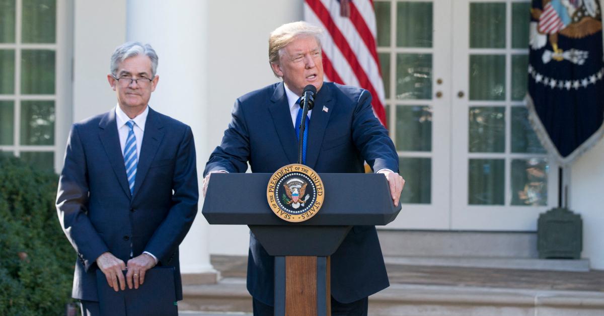 donald trump forgets appointing fed chair jerome powell dementia