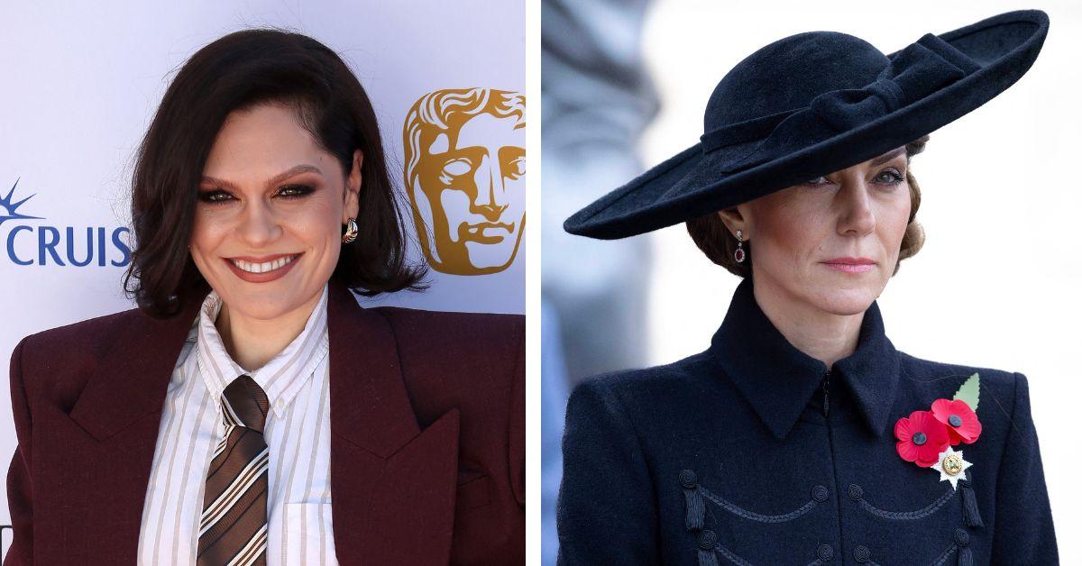 split image of Jessie J and Kate Middleton
